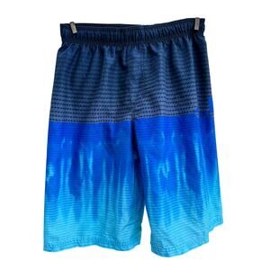 Under Armor YOUTH XL, boys swim, board, beach multi colored-blue lake life